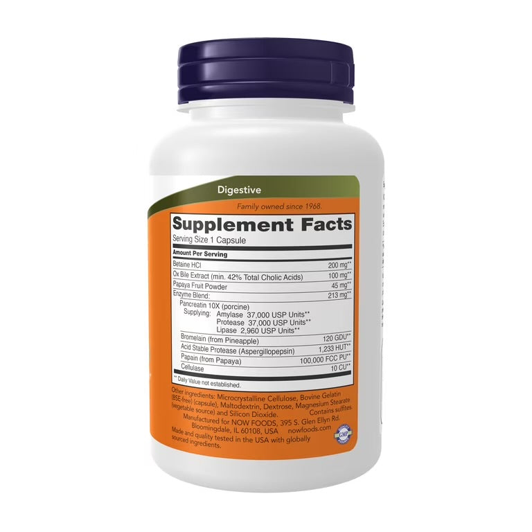 NOW Foods Super Enzymes, 90 Capsules
