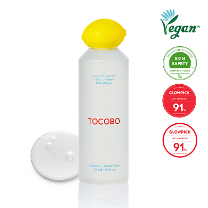 TOCOBO - AHA BHA Lemon Toner - Lotion tonique exfoliante