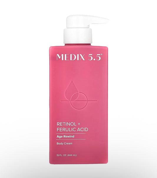 Medix 5.5 Body Cream, Retinol + Ferulic Acid, 15 fl oz (444 ml)