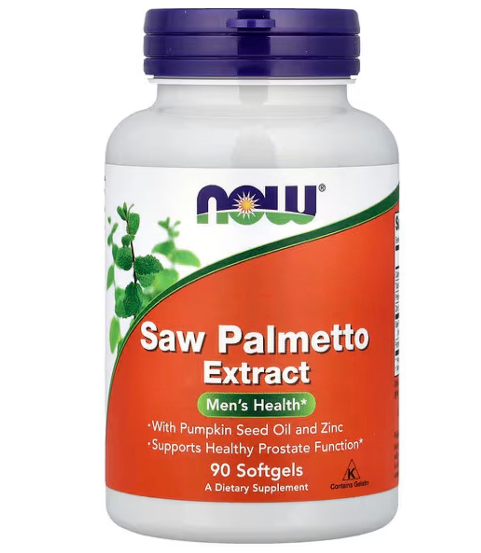 NOW Foods
Saw Palmetto Extract, , 90 Softgels