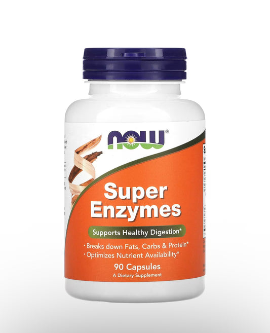 NOW Foods Super Enzymes, 90 Capsules