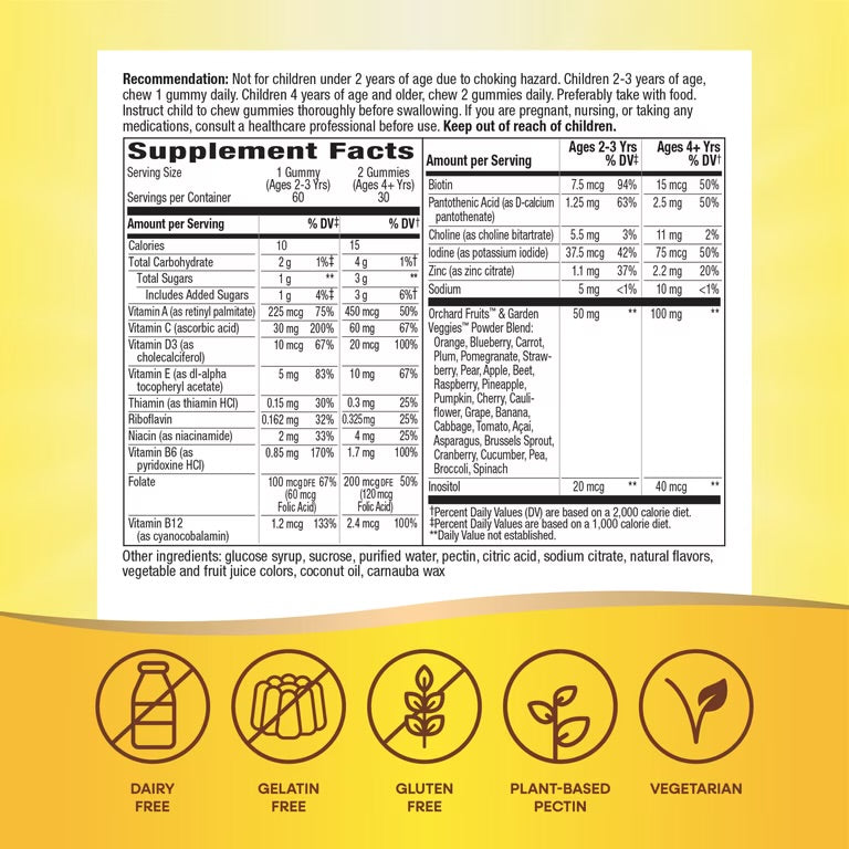 Nature's Way Alive! Kids, Gummy Multivitamin,60 Gummies