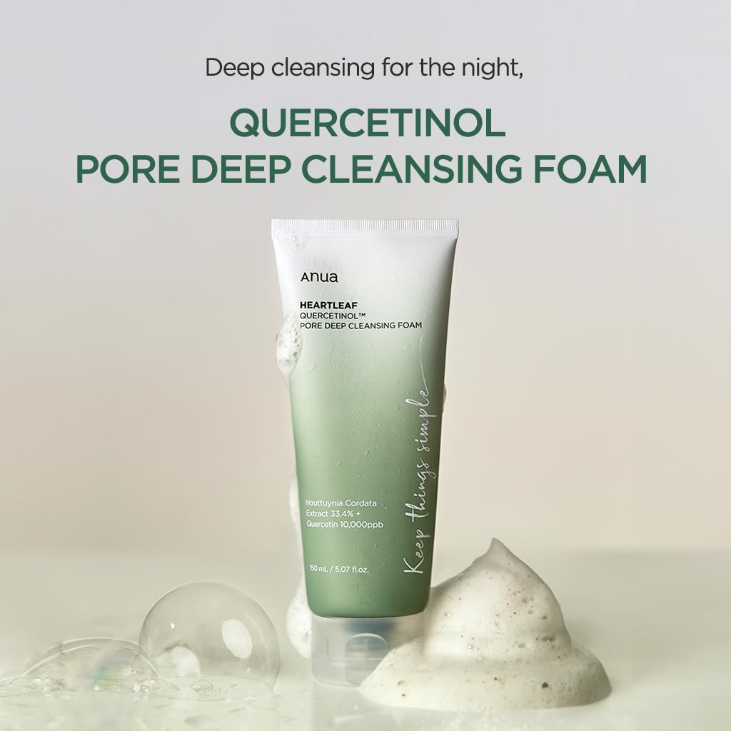 Anua - Heartleaf Quercetinol Pore Deep
Cleansing Foam
