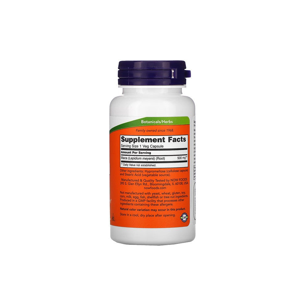 NOW Foods, Maca, 500 mg, 100
Veg Capsules