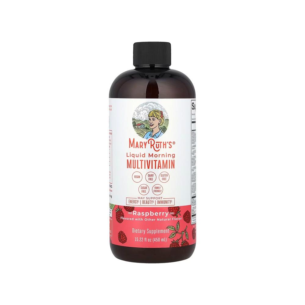 MaryRuth's, Liquid Morning Multivitamin, Raspberry, Dietary Supplement - 450 ml