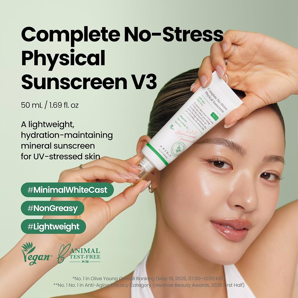Axis-Y Complete No-Stress Physical Sunscreen 50mL