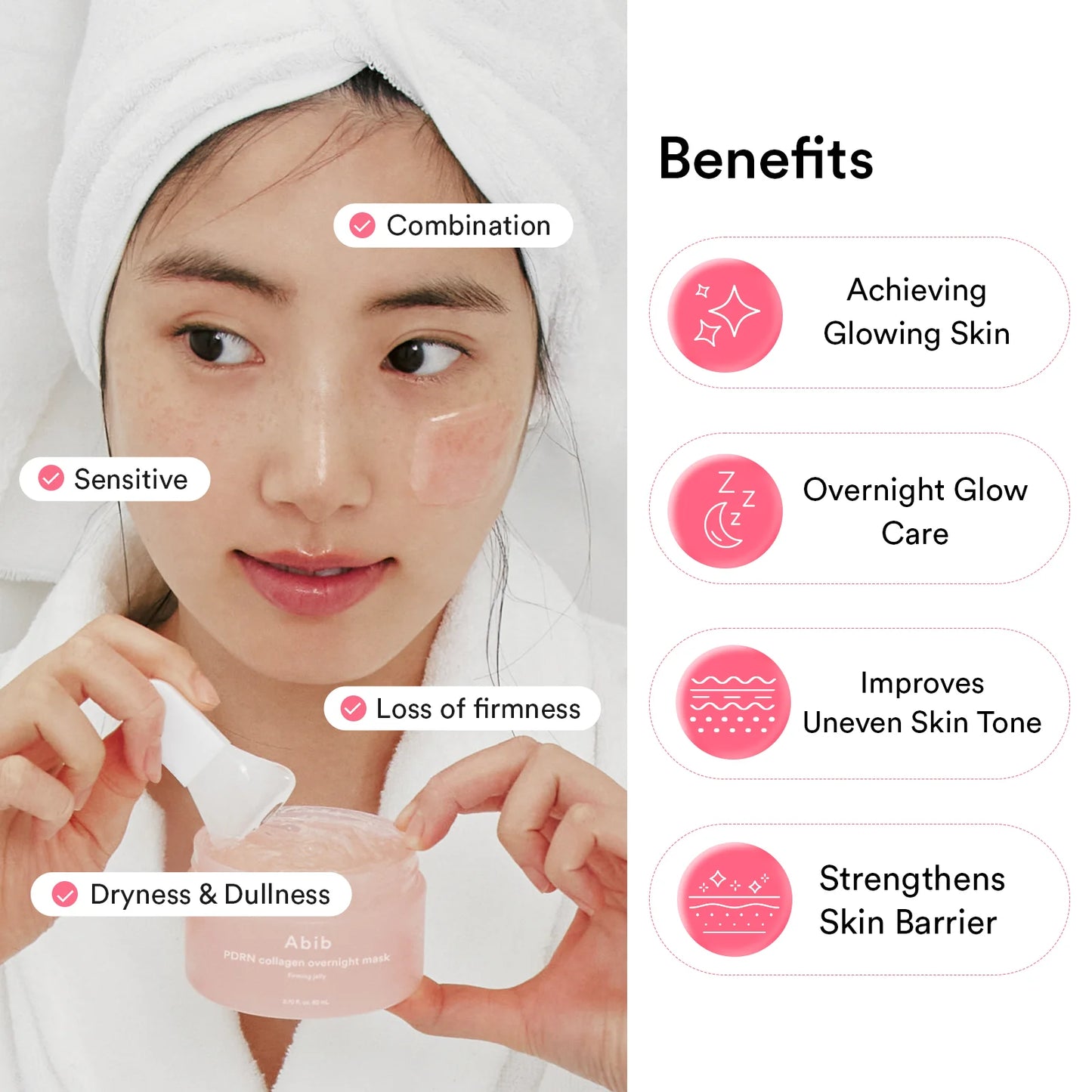 Abib PDRN collagen overnight mask Firming jelly