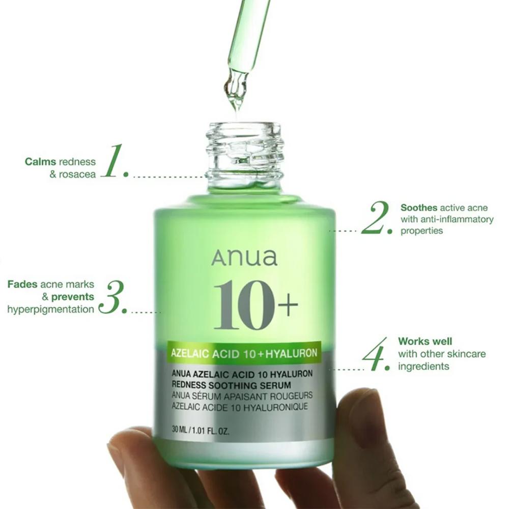 مصل Anua Azelaic Acid 10 Hyaluron الملطف للاحمرار