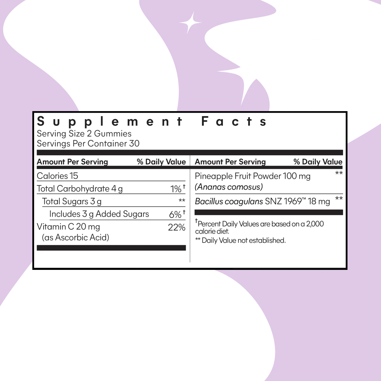 Lemme Purr, Vaginal Probiotic Gummies, Pineapple,
60 Gummies