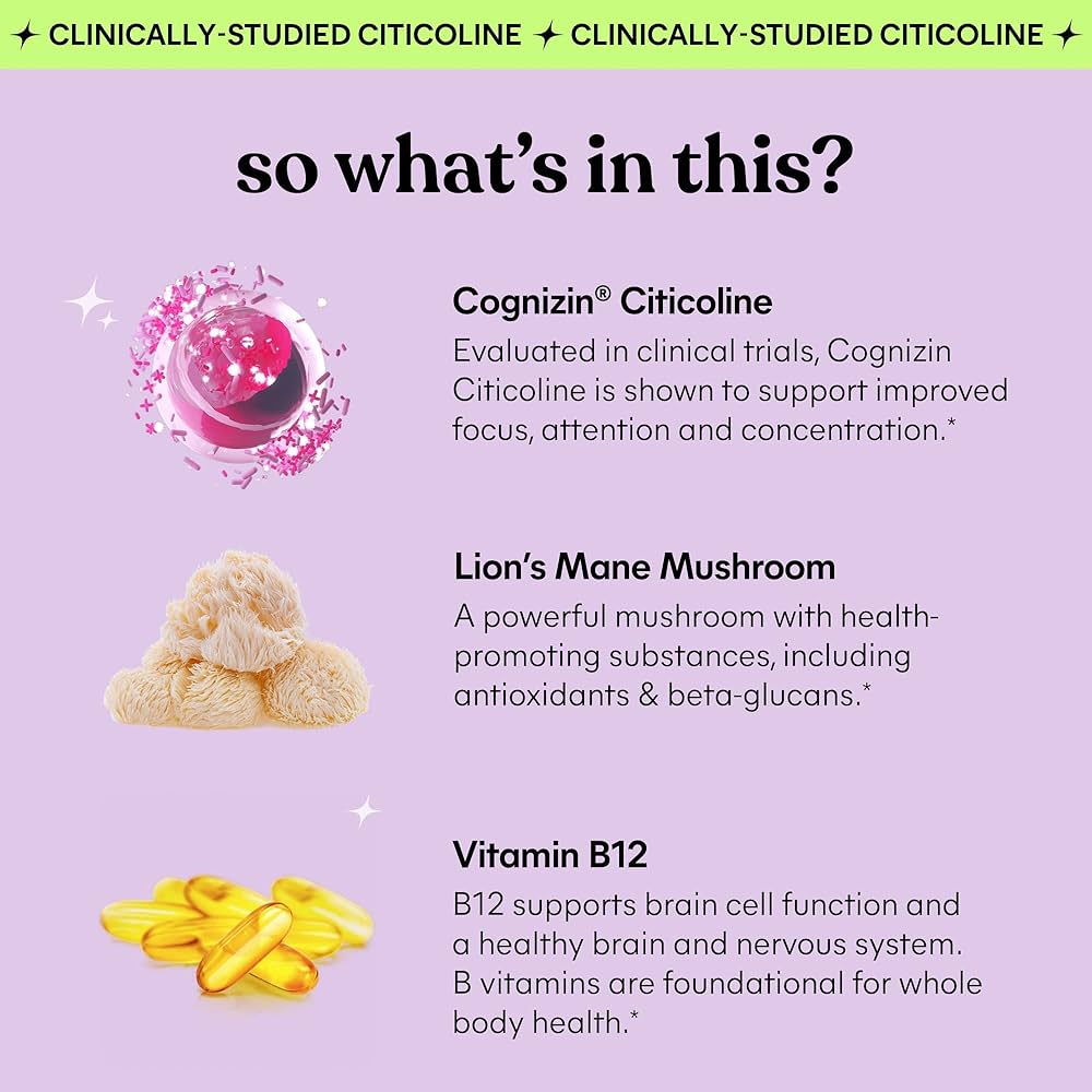 Lemme focus Concentration & Brain Health Gummies