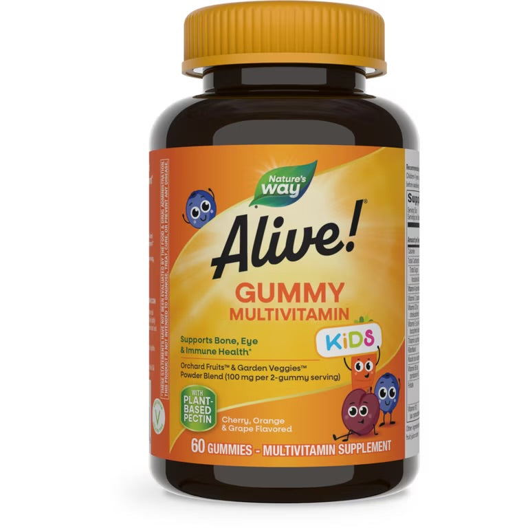Nature's Way Alive! Kids, Gummy Multivitamin,60 Gummies