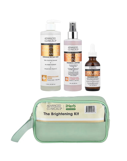 Advanced Clinicals Herb® Exclusive, The Brightening Kit, 4 Items