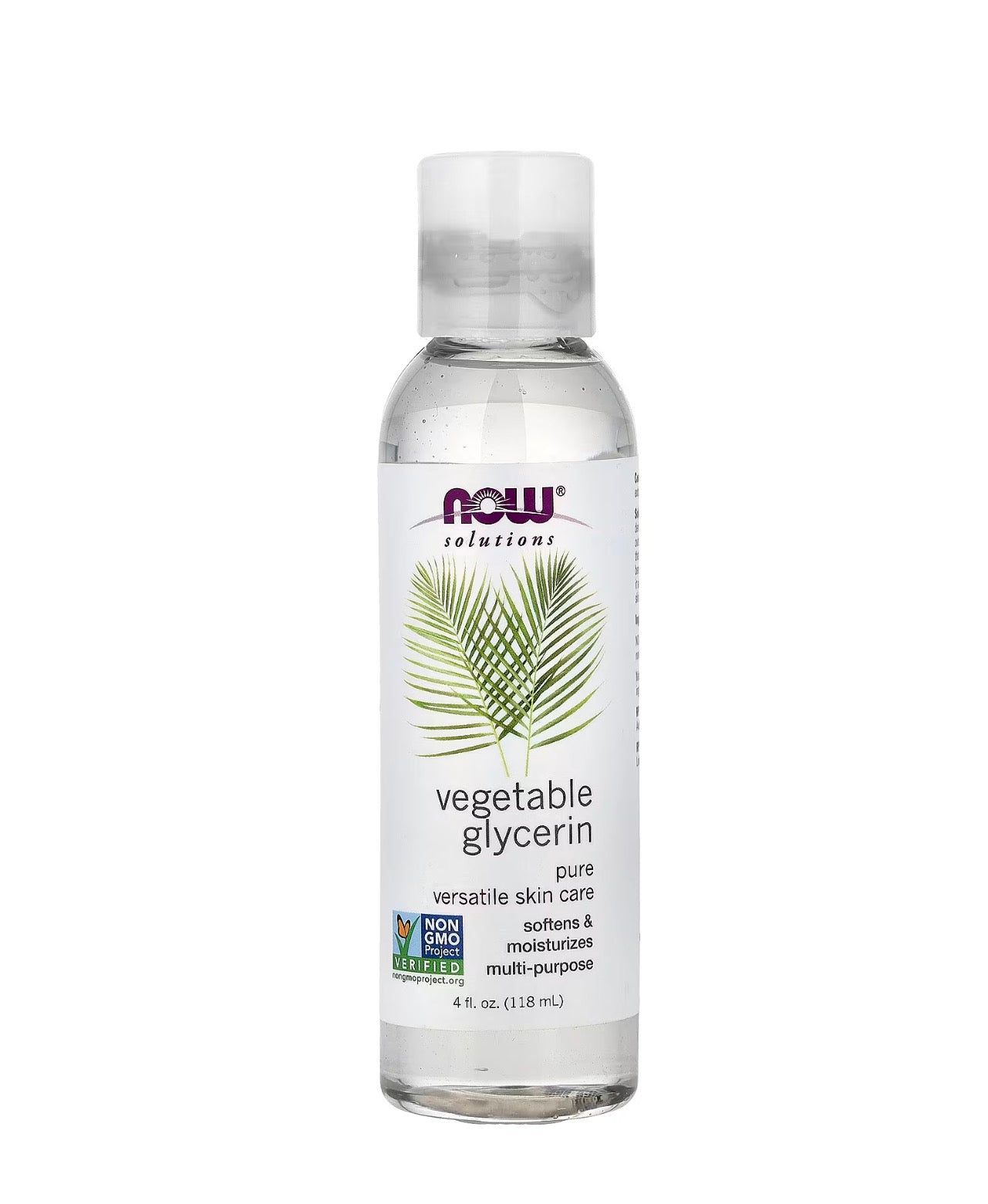 NOW Foods Vegetable Glycerin, 4 fl oz (118 ml