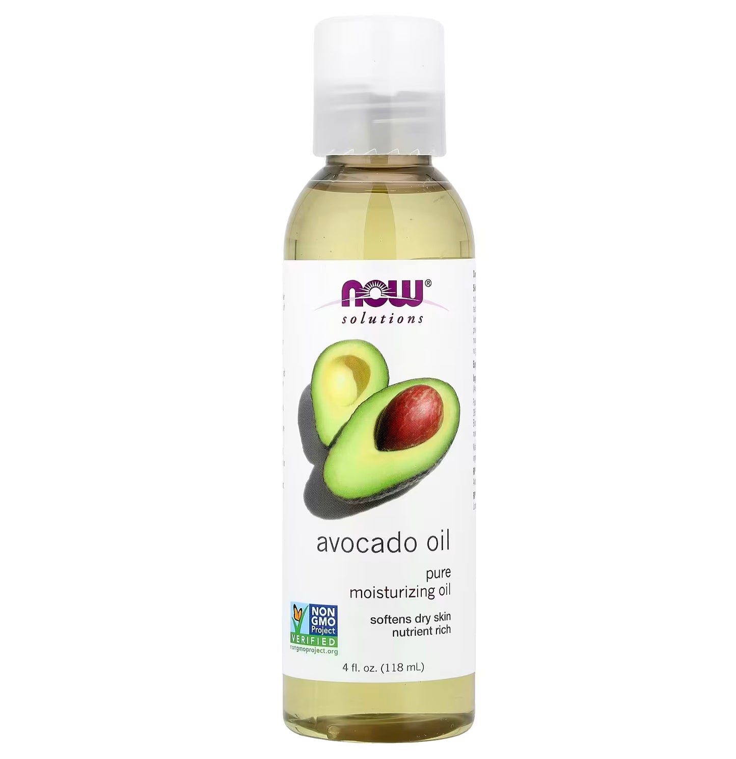 NOW Foods
Solutions, Huile d'Avocat, 118 ml