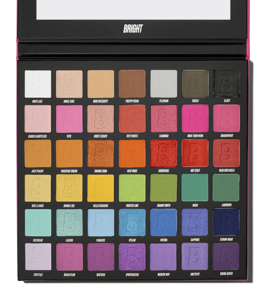 BY BEAUTY BAY  
BRIGHT 42 COLOUR PALETTE