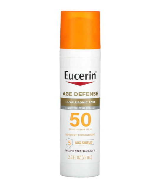 Eucerin Sun Age Defense SPF 50 Face Sunscreen Lotion