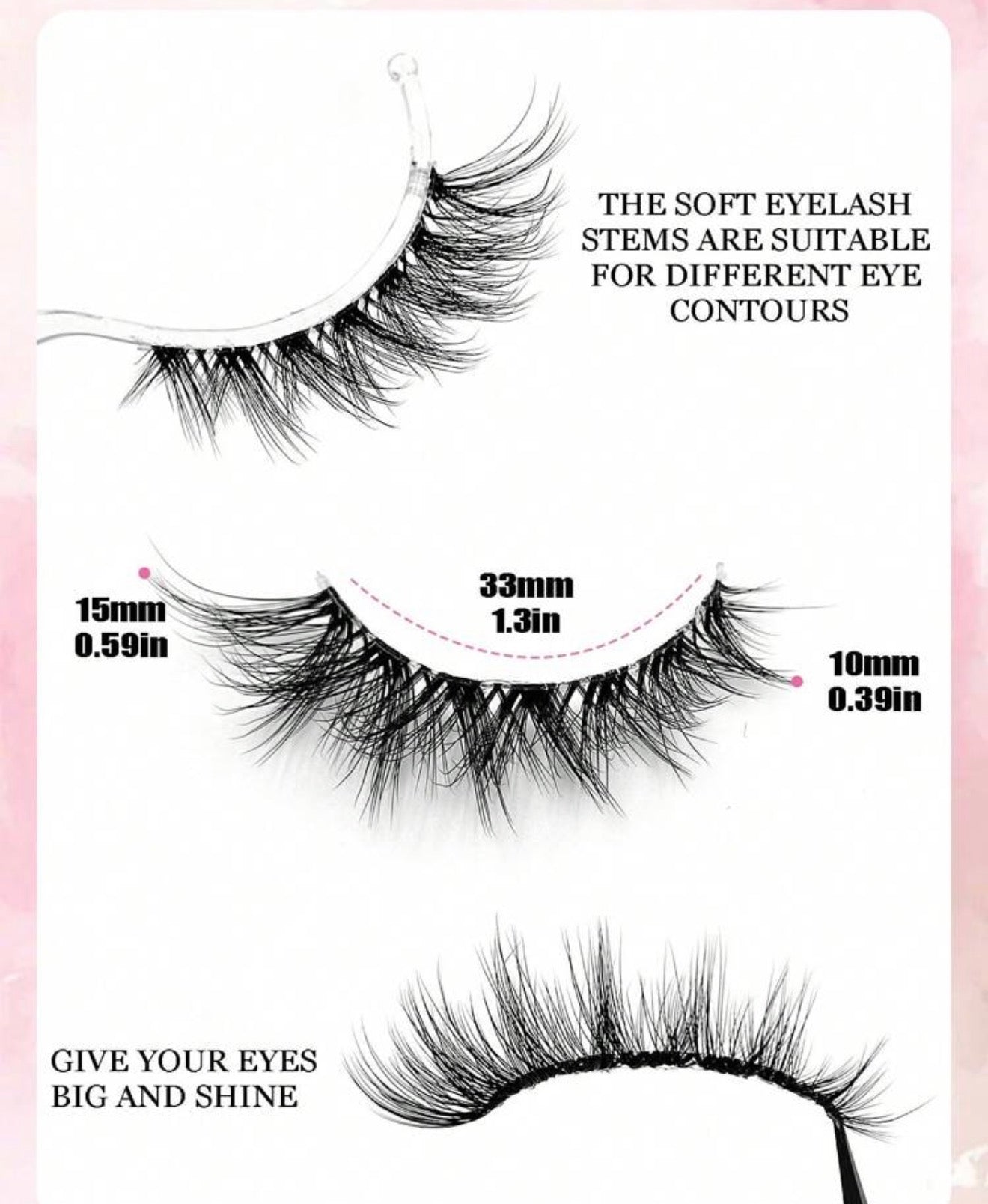 Asiteo 7 Pairs Fluffy Cat Eye False
Eyelashes,