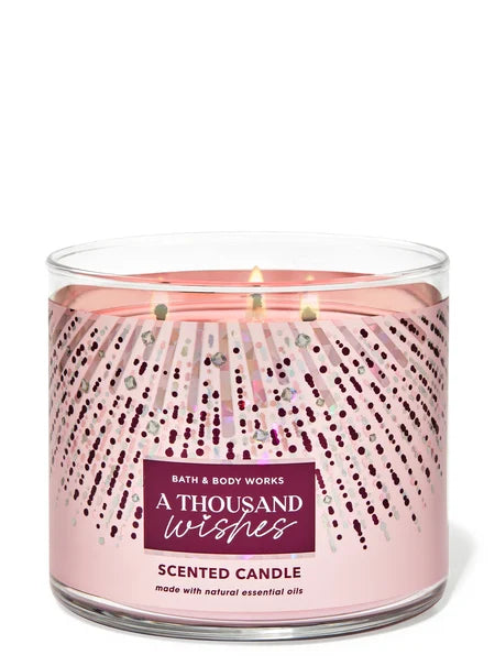 Bath & body works                                    
A THOUSAND WISHES 3-Wick Candle