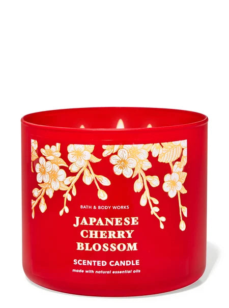 Bath & Body Works
JAPANESE CHERRY BLOSSOM 3-Wick Candle