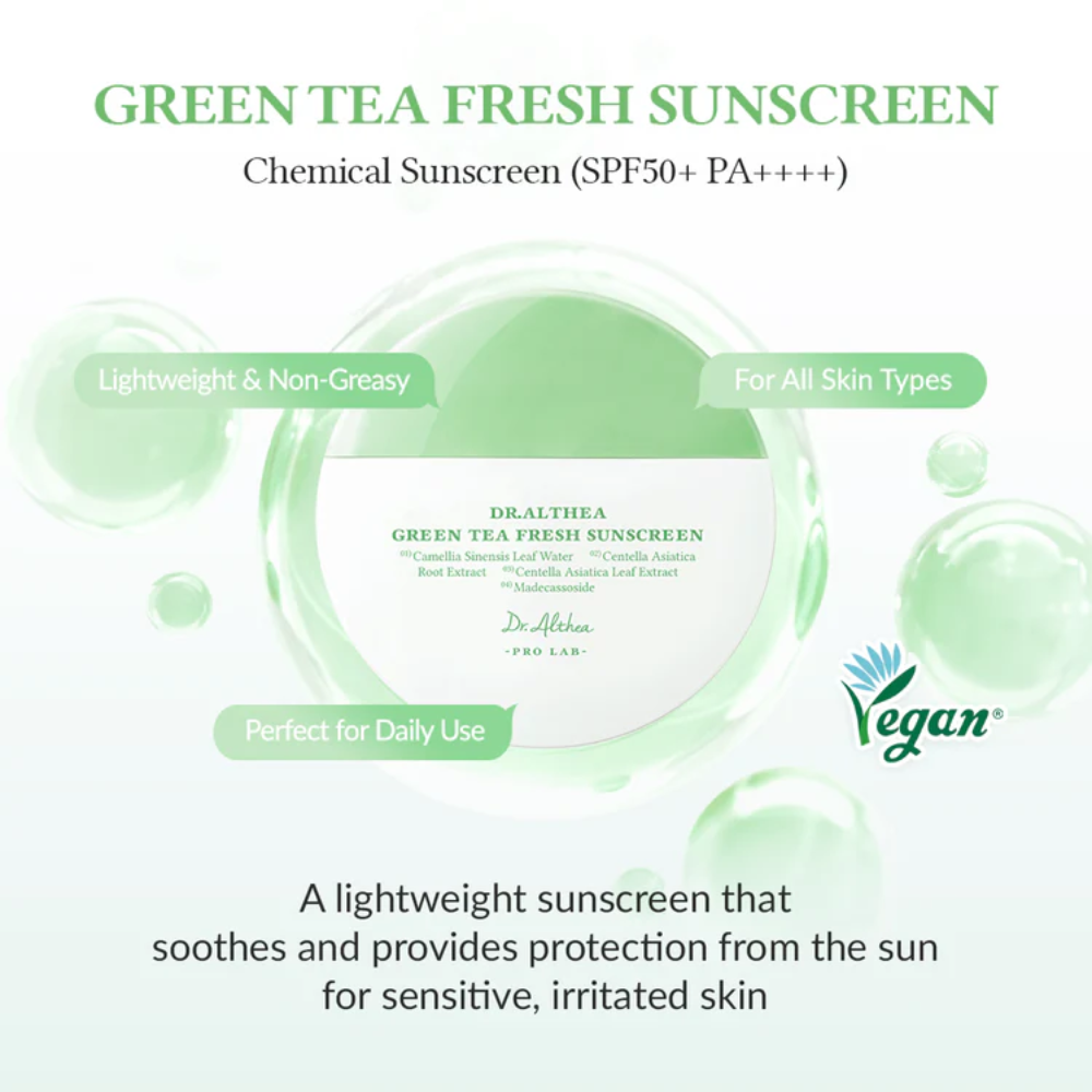 DR. ALTHEA GREEN TEA FRESH SUNSCREEN SPF50+ PA++++