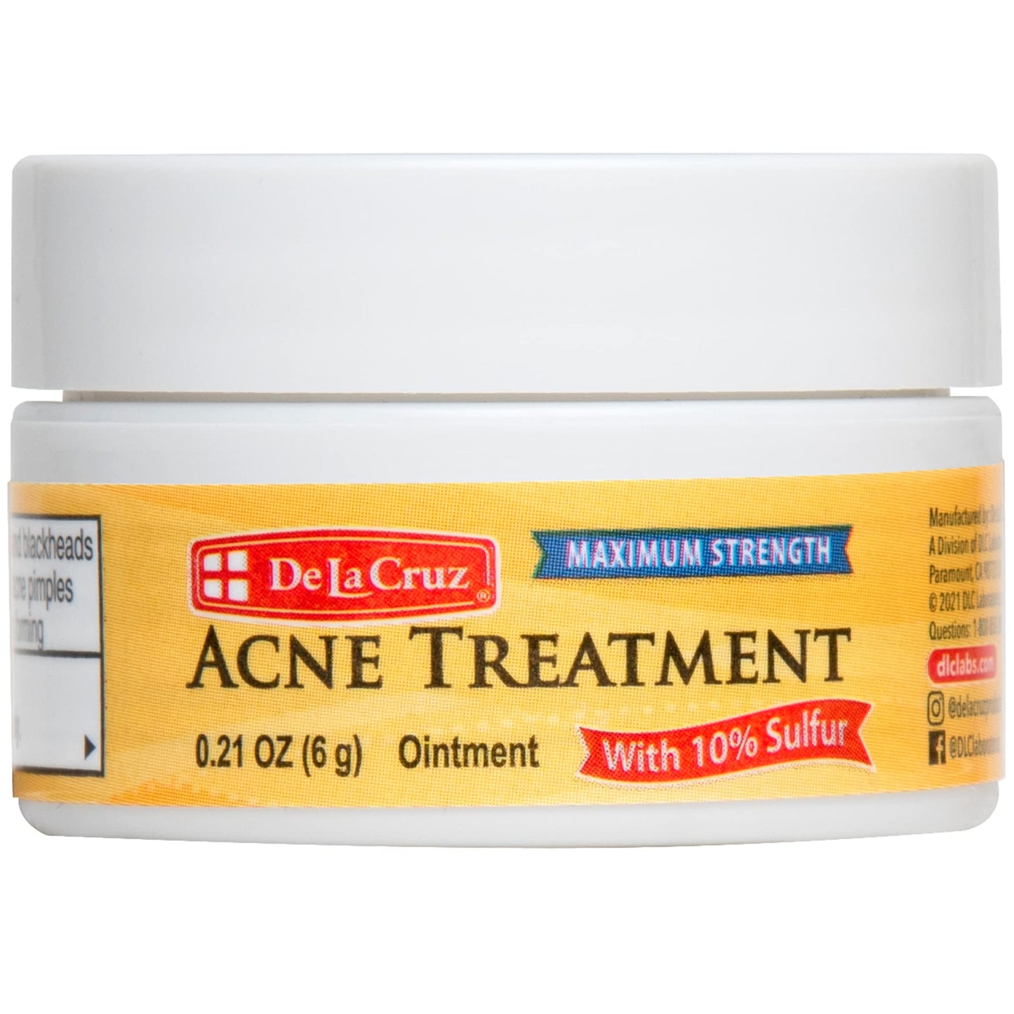De La Cruz Sulfur Ointment - Cystic Acne Treatment - Cystic Acne Spot Treatment