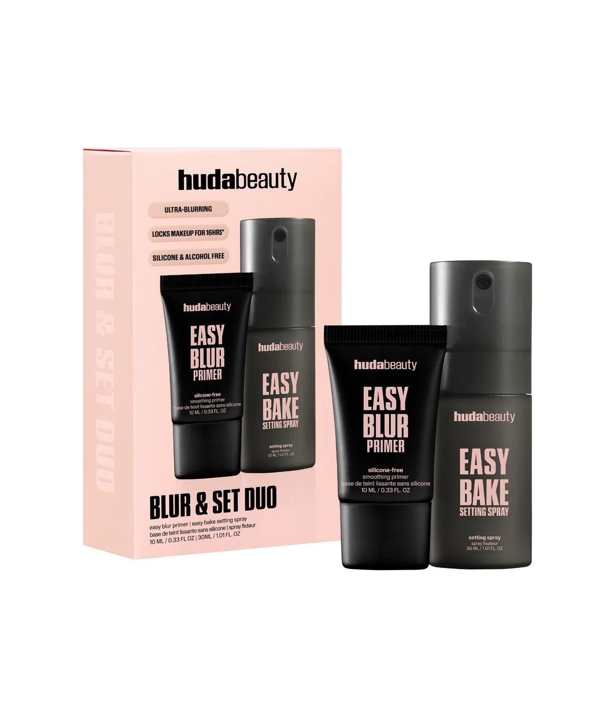HUDA BEAUTY Mini Blur & Set Duo