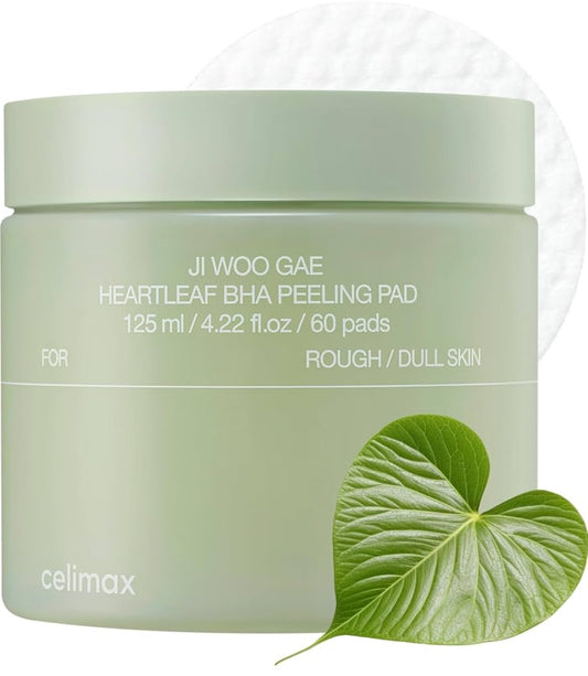 Celimax JIWOOGAE Heartleaf BHA Peeling
Pad - Tampons exfoliants