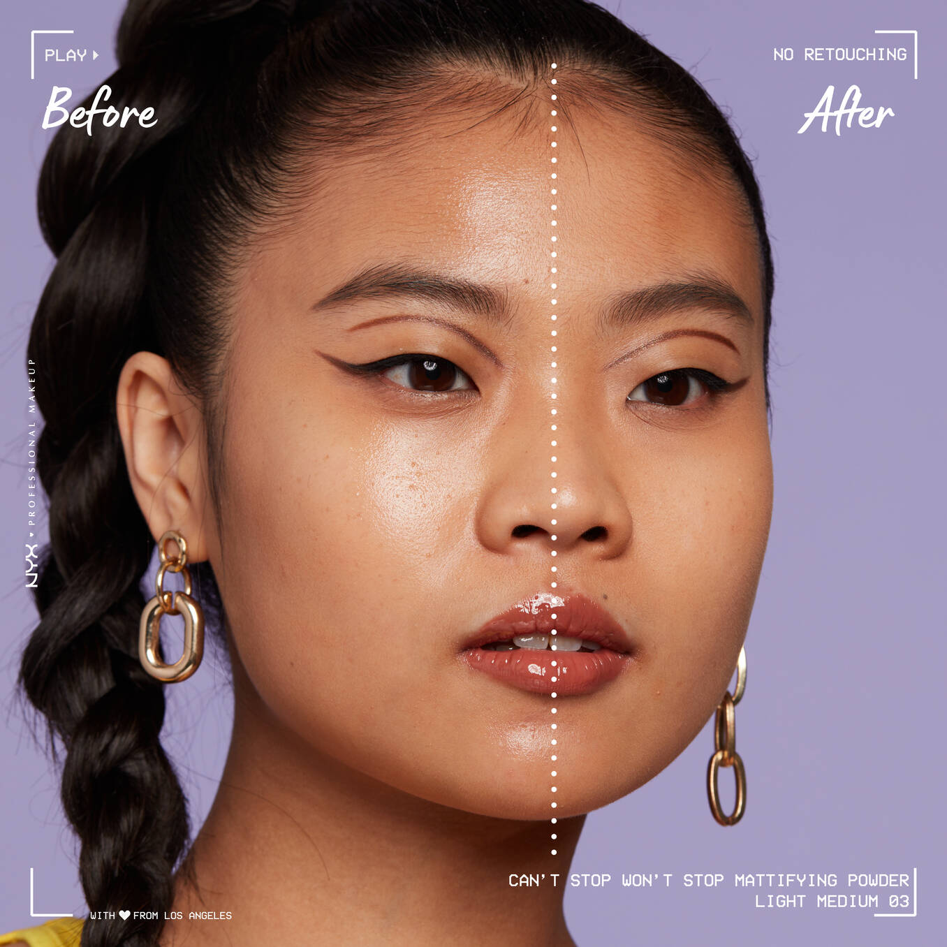 NYX Professional Makeup Can’t Stop Won’t Stop CAN'T STOP  MattIfying Pressed Powder