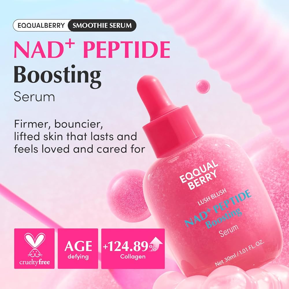 EQQUALBERRY NAD+ Peptide Boosting Smoothie Serum
