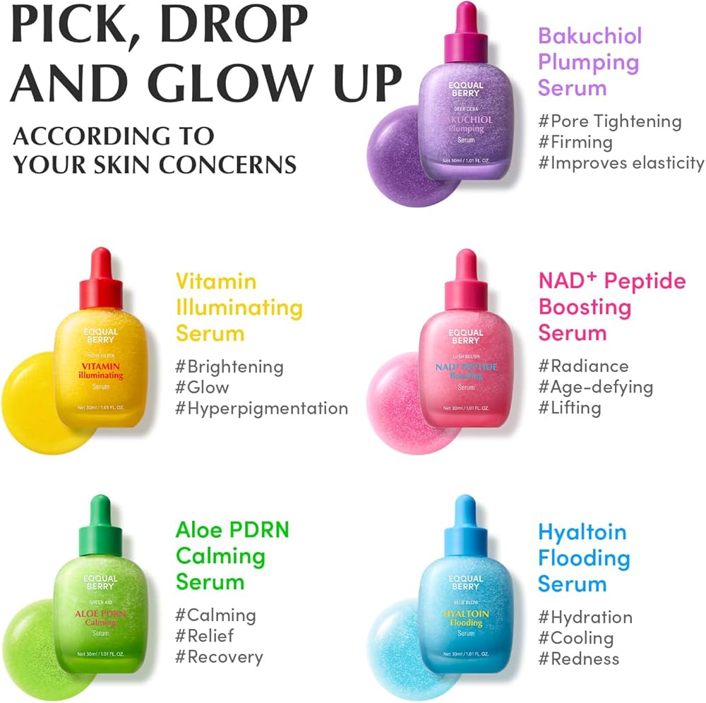 EQQUALBERRY NAD+ Peptide Boosting Smoothie Serum