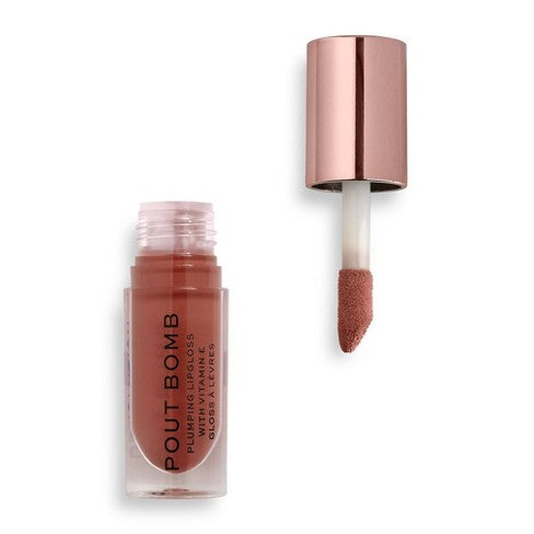 Makeup Revolution Pout Bomb Plumping Gloss - Cookie