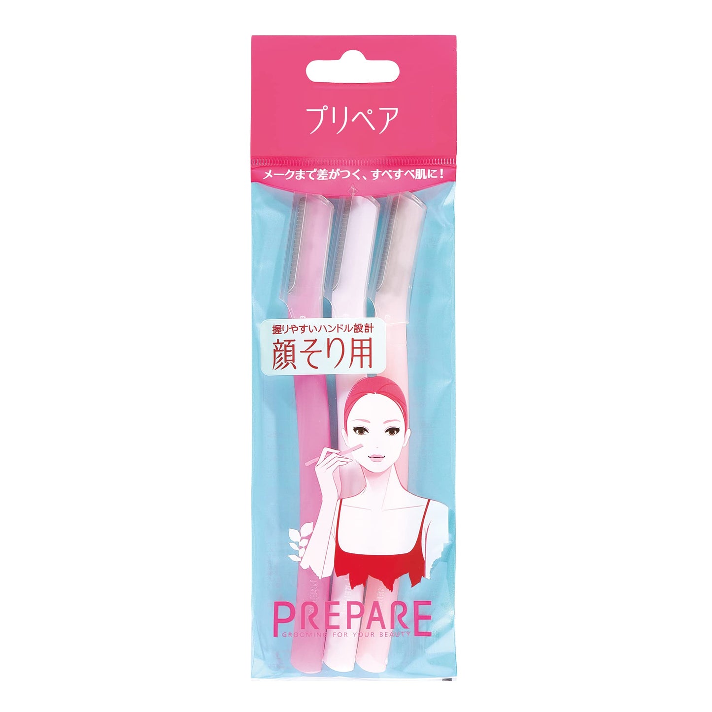 Shiseido - Prepare Facial L Razor, rasoir pour le visage [L Shaped]