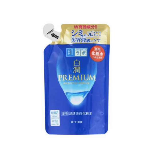 Rohto Mentholatum - Hada Labo Shirojyun Premium Lotion éclaircissante 170ml Refill