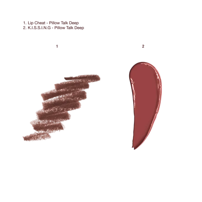 Charlotte Tilbury Mini Pillow Talk  Lip Kit  Pillow Talk Deep