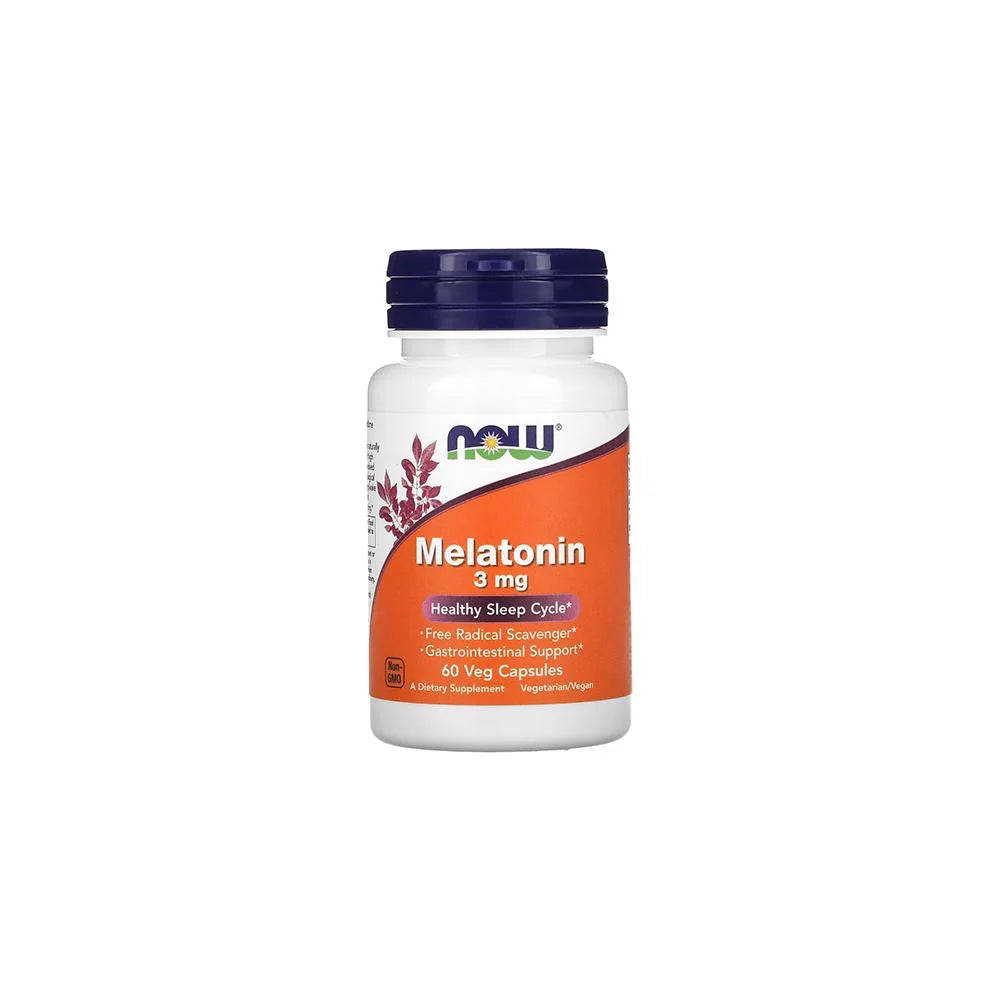 NOW Foods, Melatonin, 3 mg, 60
Veg Capsules