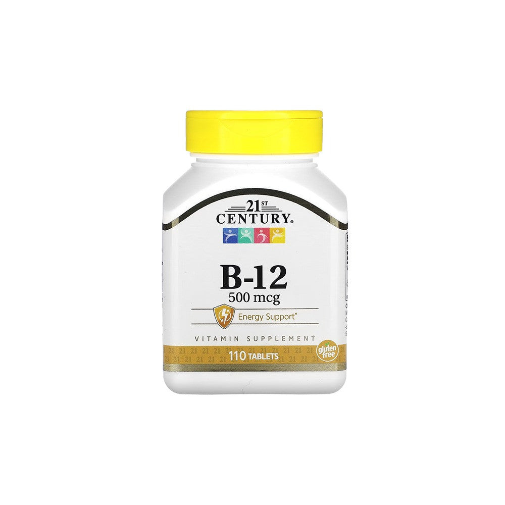 21St Century, Vitamin B-12, 500 mcg, Dietary Supplement - 110 Tablets