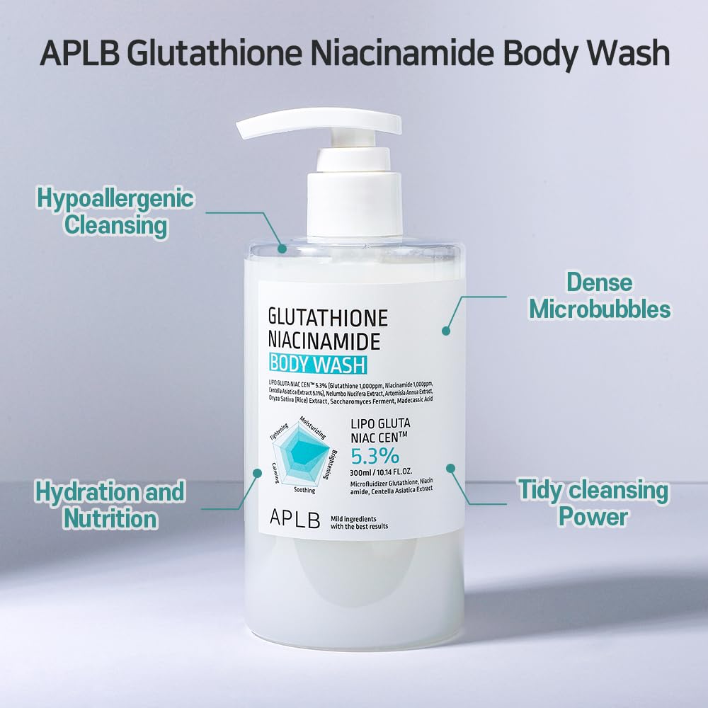 APLB] Glutathione Niacinamide Body Wash 300ml