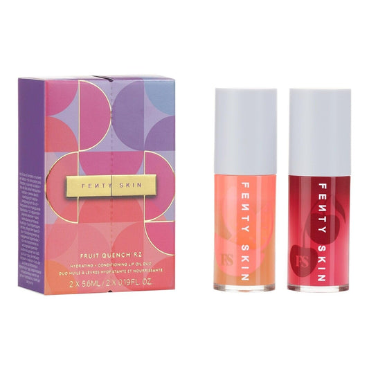 Fenty Beauty Fruit Quench'rz Hydrating + Conditioning Lip Oil Duo