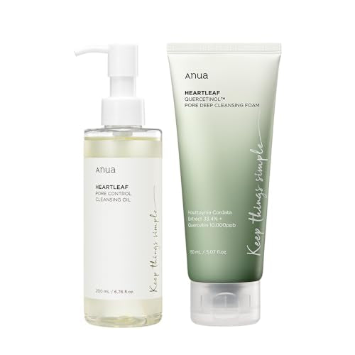 ANUA Double Cleansing Duo SET (Cleasnig Oil + Cleansing Foam