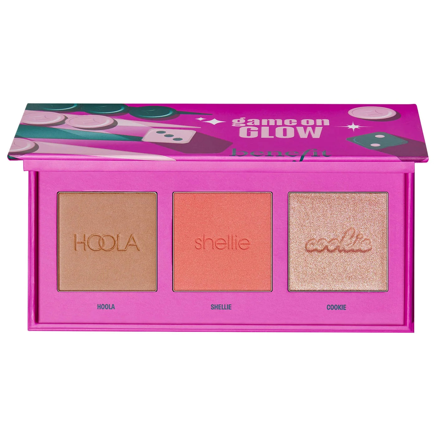 Benefit Cosmetics -  Game On Glow Bronzer, Blush & Highlighter Palette