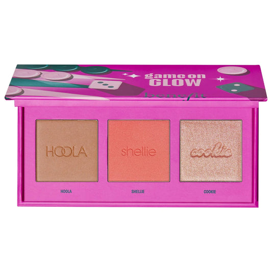 Benefit Cosmetics -  Game On Glow Bronzer, Blush & Highlighter Palette