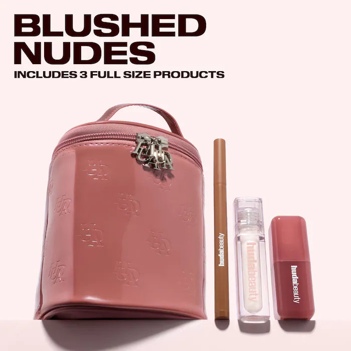HUDA BEAUTY Blushed Nudes Lip & Cheek Kit