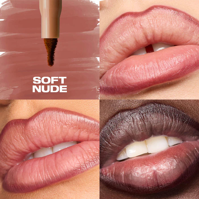 HUDA BEAUTY Blushed Nudes Lip & Cheek Kit
