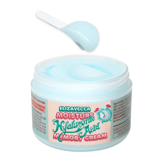 ELIZAVECCA Moisture Hyaluronic Acid Memory Cream 100g (Weight : 174g)