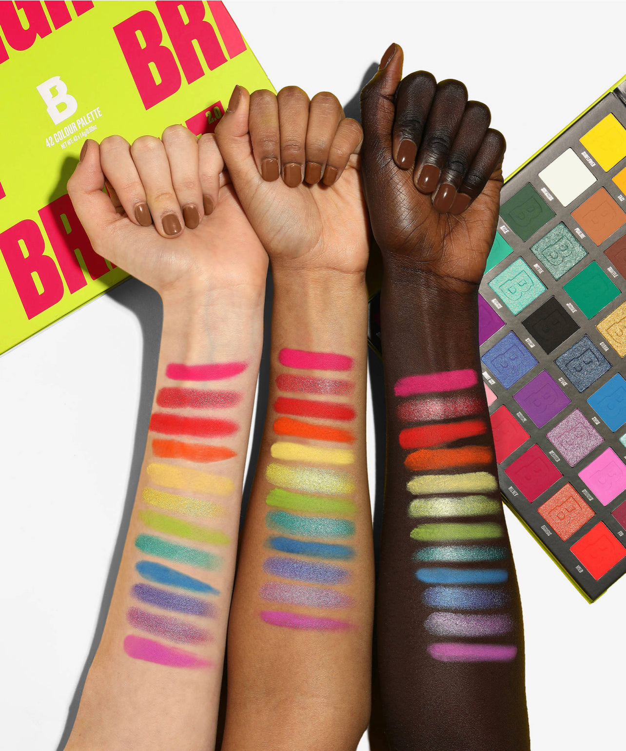 BY BEAUTY BAY BRIGHT 2  42 COLOUR PALETTE