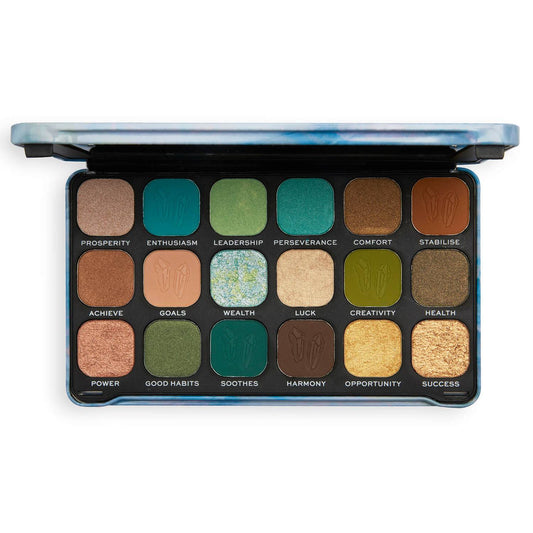 Revolution Crystal Aura Forever Flawless Shadow Palette - Aventurine