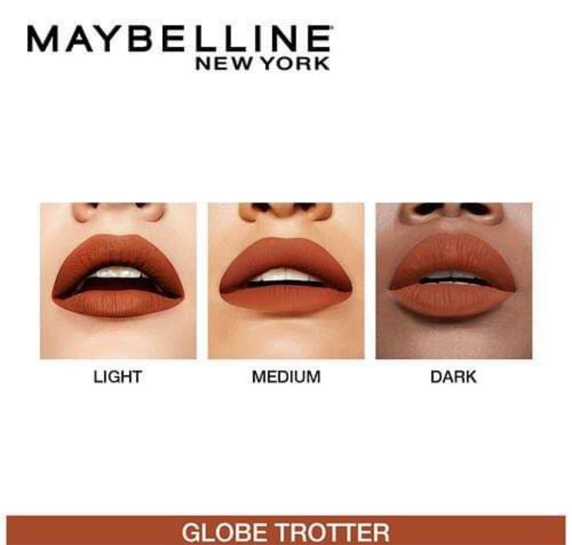 maybelline superstay matte ink liquid lipstick 135 globetrotter