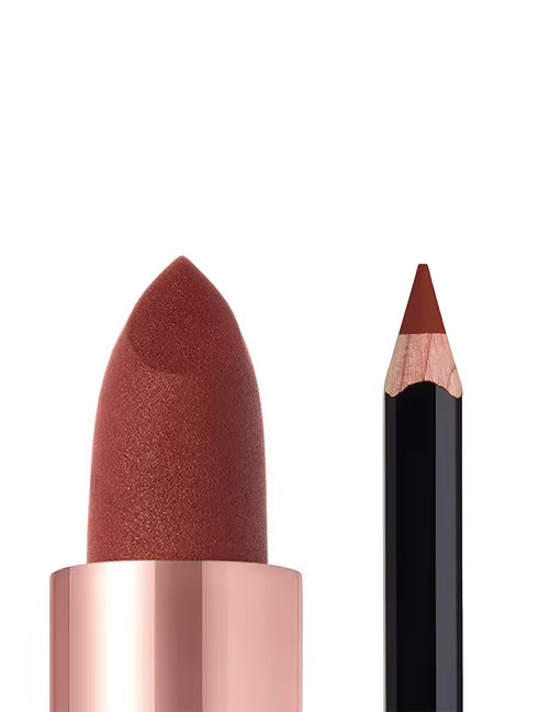 Anastasia Beverly Hills Fuller Looking & Sculpted Lip Duo Kit - Toffee Matte Lipstick + Malt Lip Liner