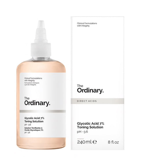 The ordinary Glycolic Acid 7% Exfoliating Toning Solution