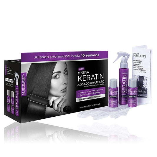 Kativa KERATIN BRAZILIAN HAIR STRAIGHTENING COFFRET